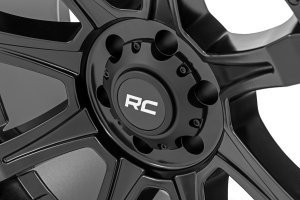Wheel - Rough Country - 81 Series | One-Piece - Semi Gloss Black